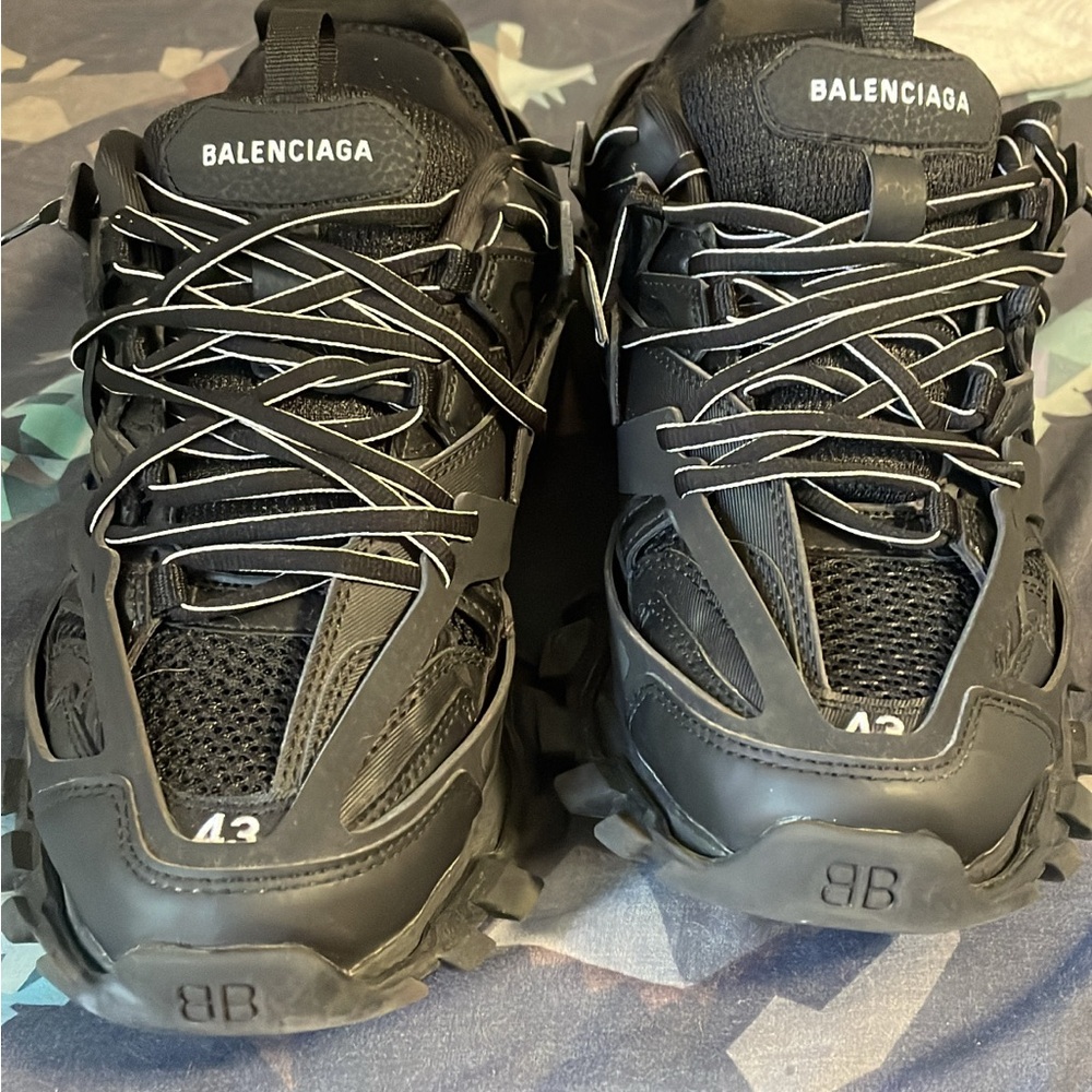 Balenciaga Men's Black Track LED